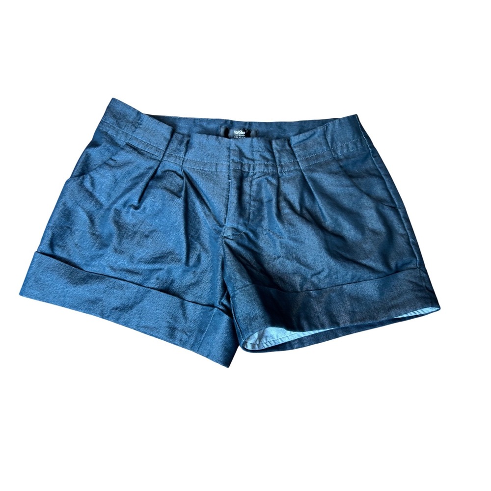 Mossimo Supply Co. Women's Blue Denim Style Cuffed Shorts